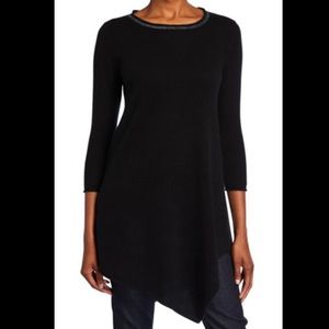 Black 100% cashmere sweater Neiman Marcus